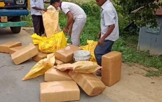 210 kg dried cannabis recovered while smuggling